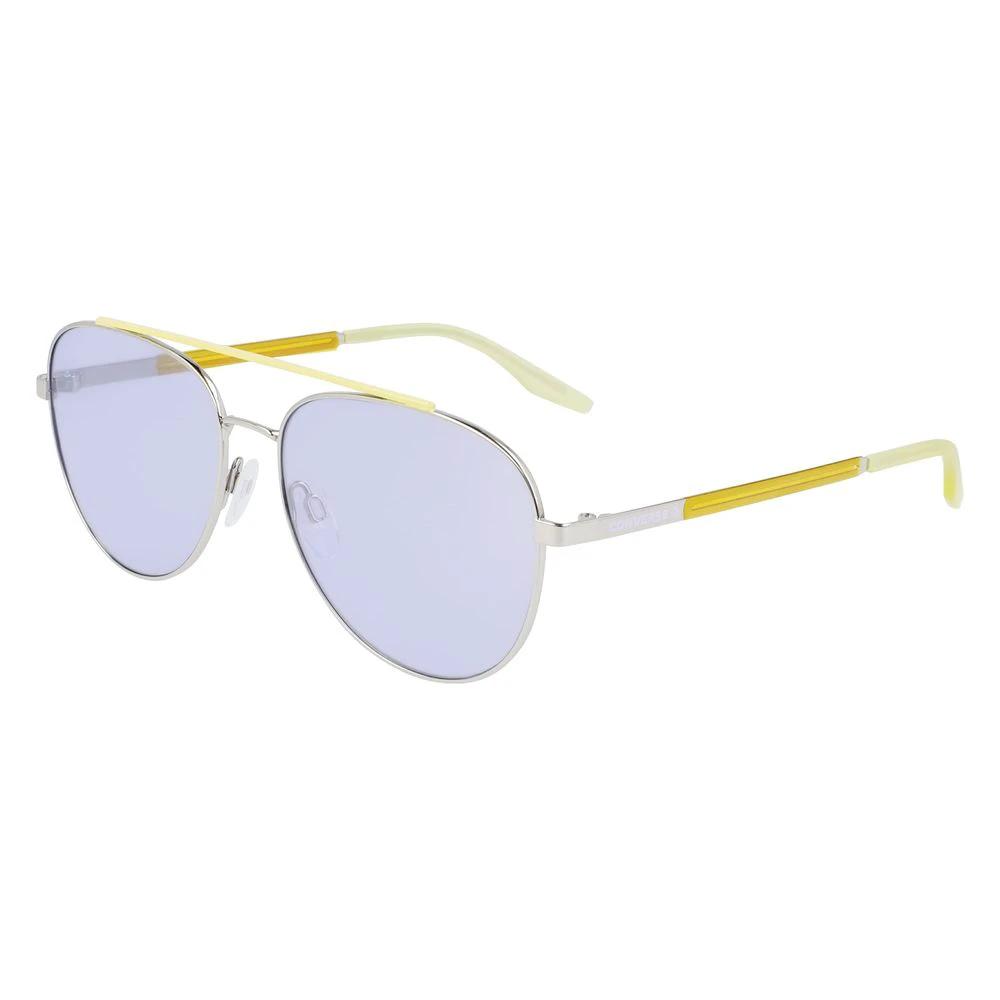 Converse Silver Metal Sunglasses by Converse