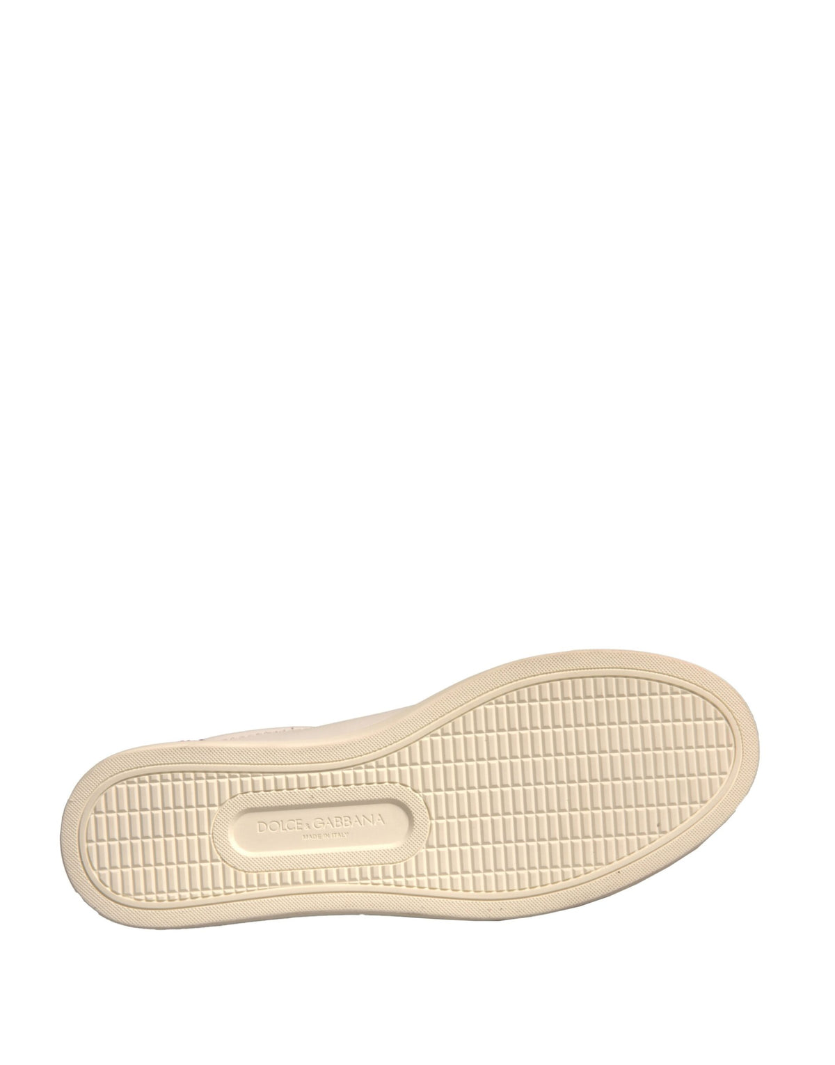 Baskets Dolce & Gabbana femme basses en cuir de veau blanc et rose – LA12317