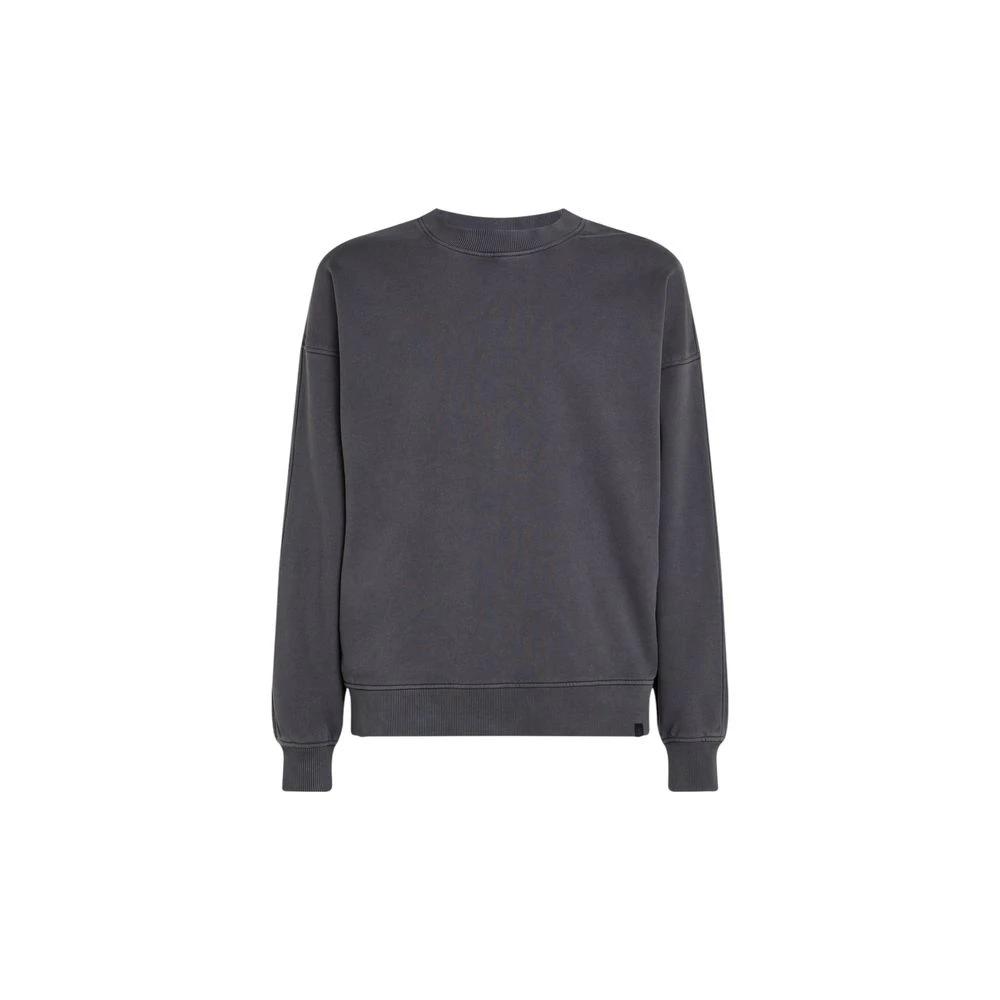 Calvin Klein Jeans Gray Cotton Sweatshirt by Calvin Klein Jeans
