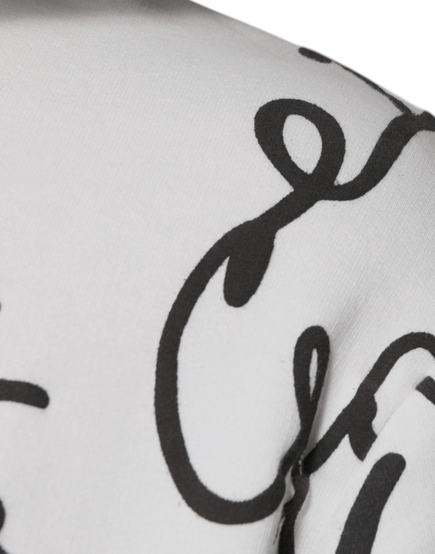 Dolce & Gabbana White Logo Cotton Hooded Sweatshirt Sweater by Dolce & Gabbana