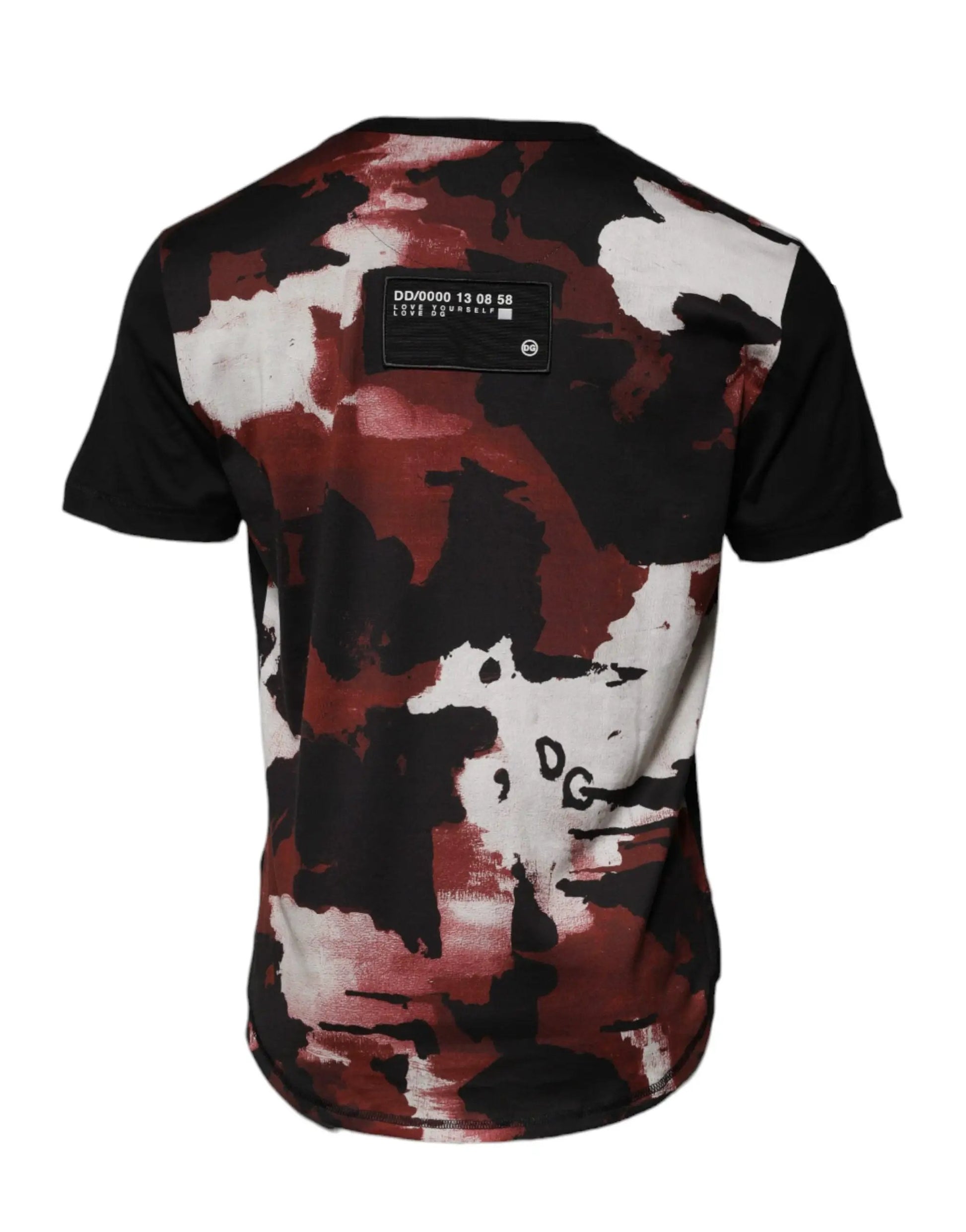Dolce & Gabbana Multicolor Camouflage Crew Neck T-shirt by Dolce & Gabbana