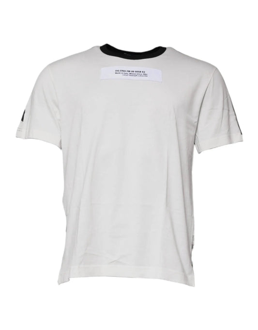 Dolce & Gabbana Multicolor Camouflage Crew Neck T-shirt by Dolce & Gabbana