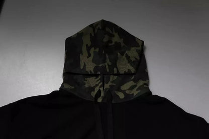 Dolce & Gabbana Black Camouflage Hooded Sweatshirt Sweater by Dolce & Gabbana