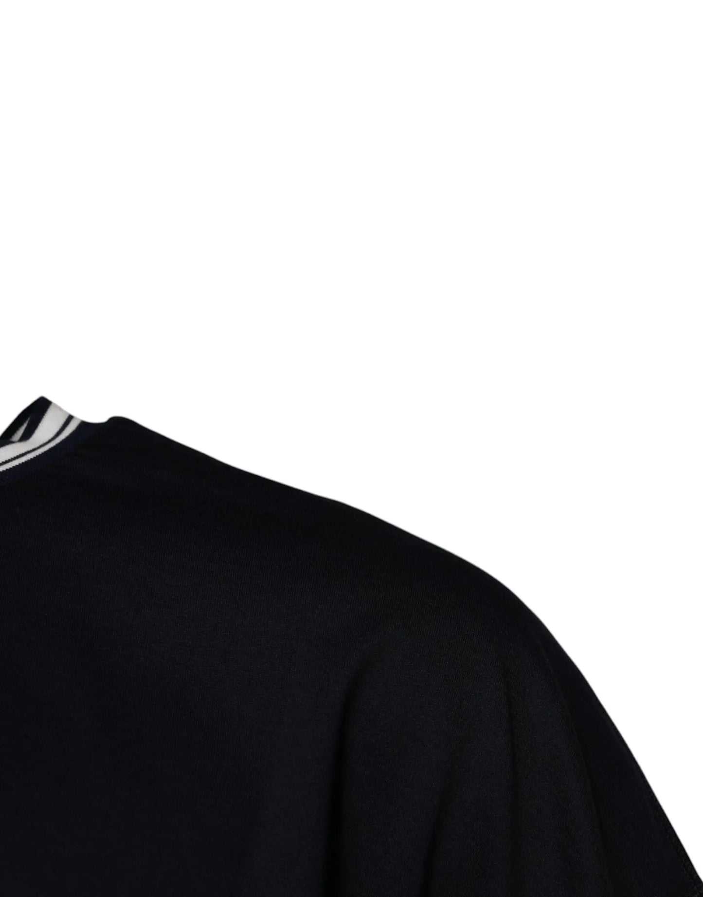 Dolce & Gabbana Dark Blue Logo Crown Cotton Crew Neck T-shirt by Dolce & Gabbana