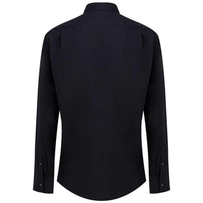 Dolce & Gabbana Navy Blue Cotton Dress Shirt by Dolce & Gabbana