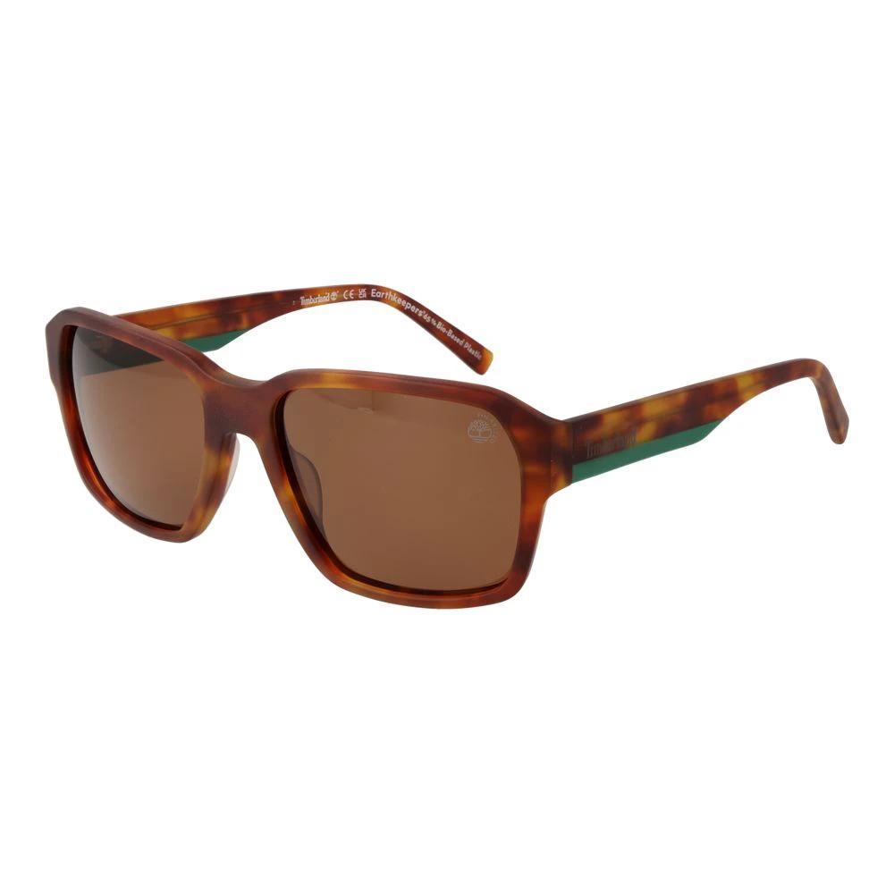 Timberland Brown Acetate Sunglasses by Timberland