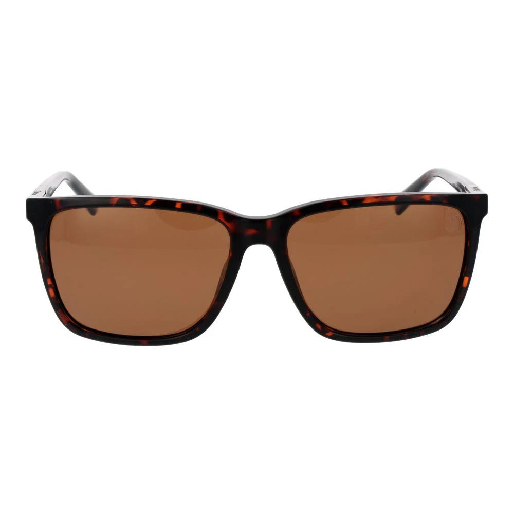 Timberland Brown Plastic Sunglasses by Timberland