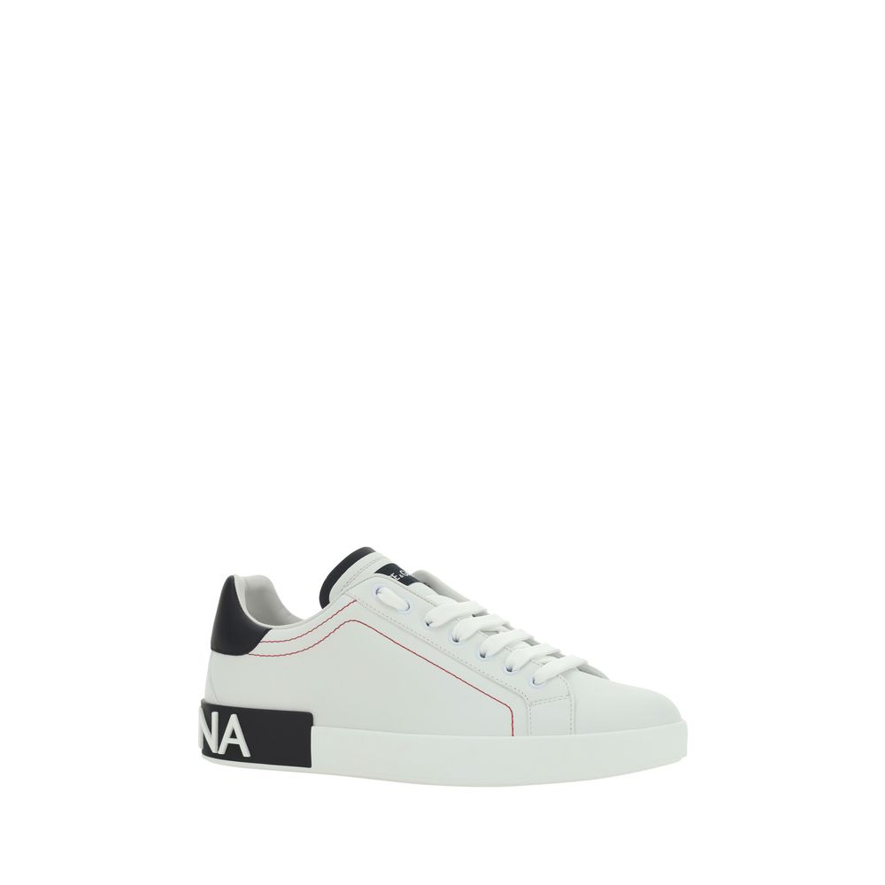 Baskets Dolce & Gabbana homme en cuir de veau blanc – DO-CS2216AH52689697