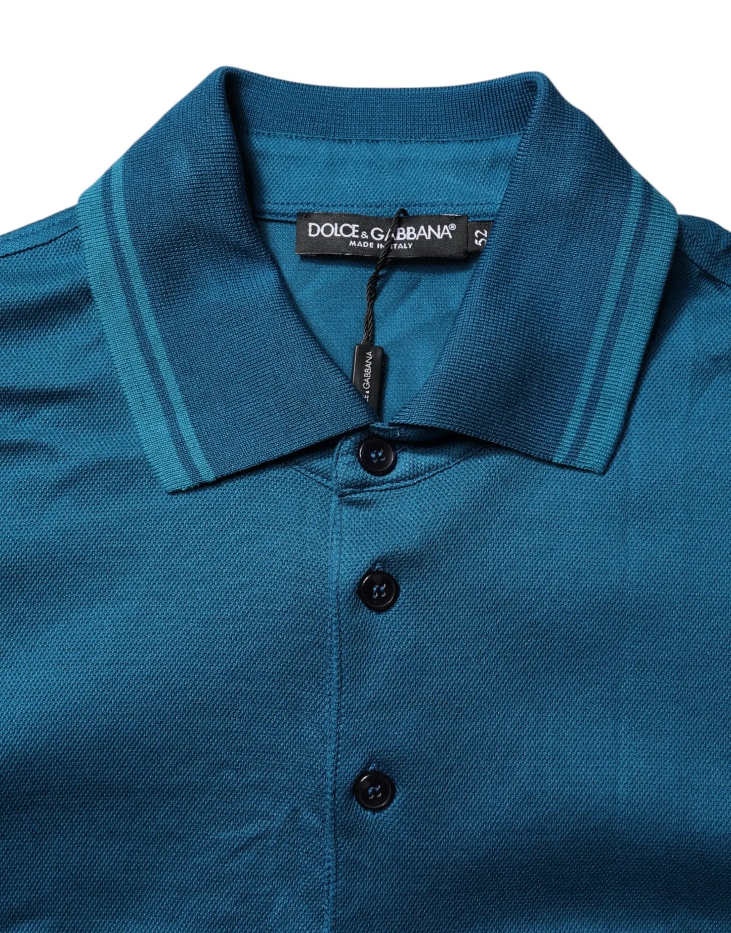 Dolce & Gabbana Blue Logo Cotton Men Polo Shirt T-shirt by Dolce & Gabbana