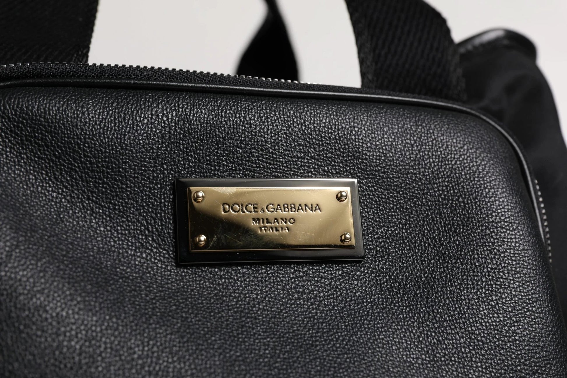 Dolce & Gabbana Black Shoulder Strap Pet Carry Logo Plaque Bag by Dolce & Gabbana