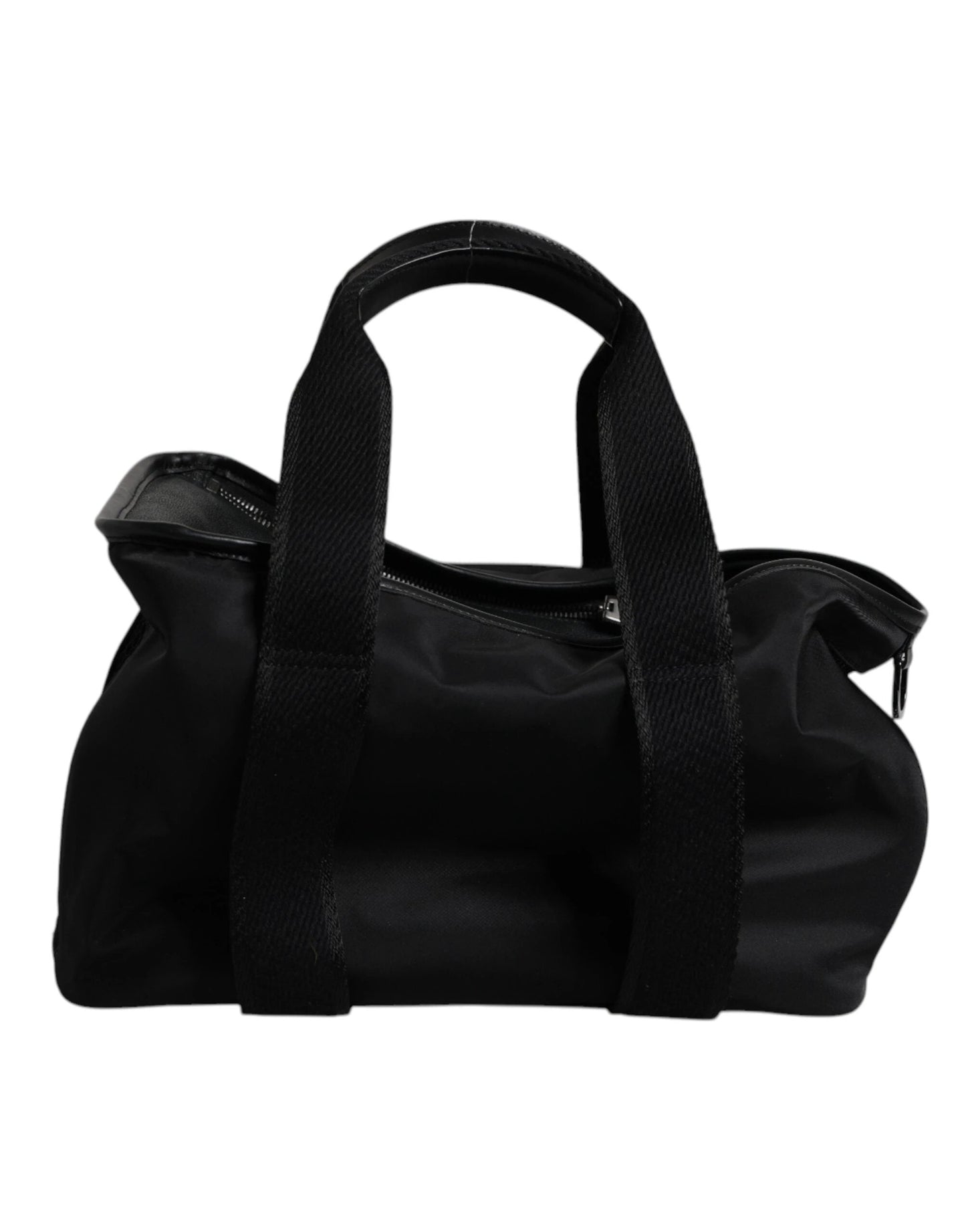 Dolce & Gabbana Black Shoulder Strap Pet Carry Logo Plaque Bag by Dolce & Gabbana