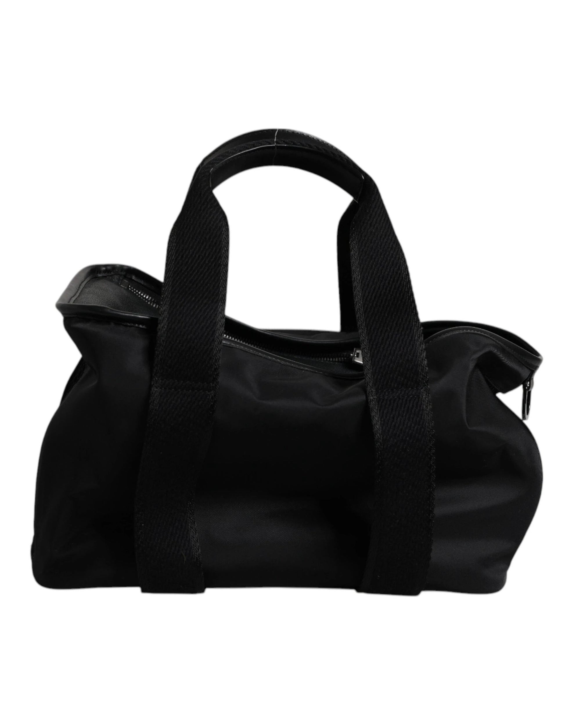 Dolce & Gabbana Black Shoulder Strap Pet Carry Logo Plaque Bag by Dolce & Gabbana