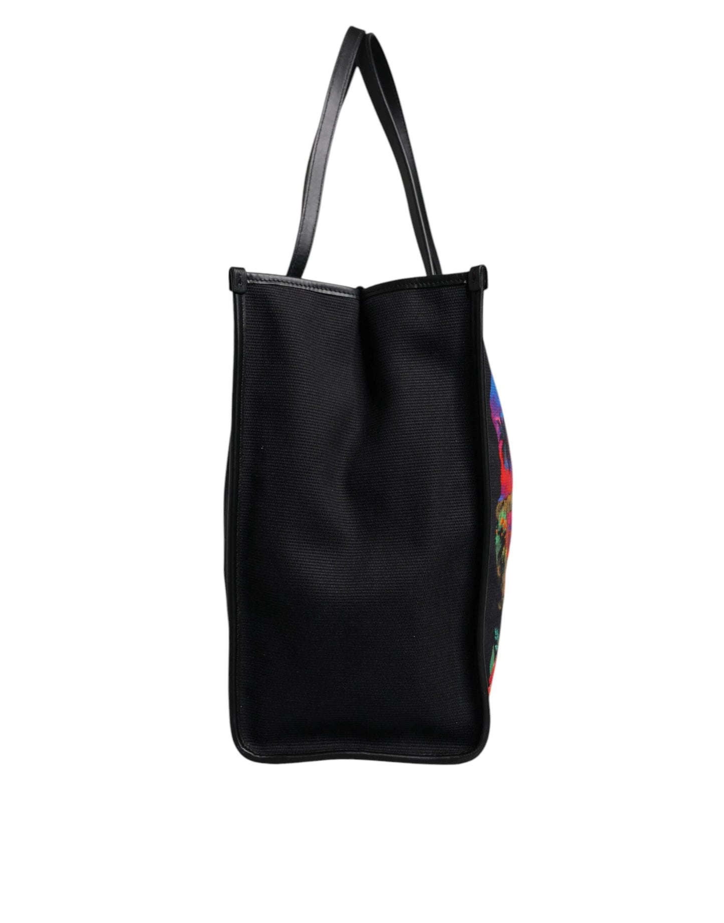 Dolce & Gabbana Multicolor Graphic Printed Top Handle Shopping Tote Bag by Dolce & Gabbana