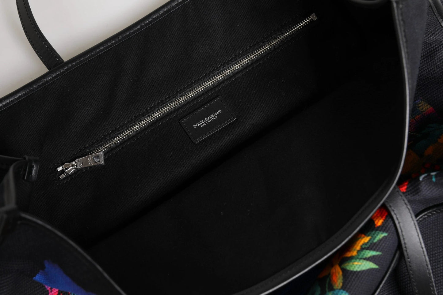 Dolce & Gabbana Multicolor Graphic Printed Top Handle Shopping Tote Bag by Dolce & Gabbana