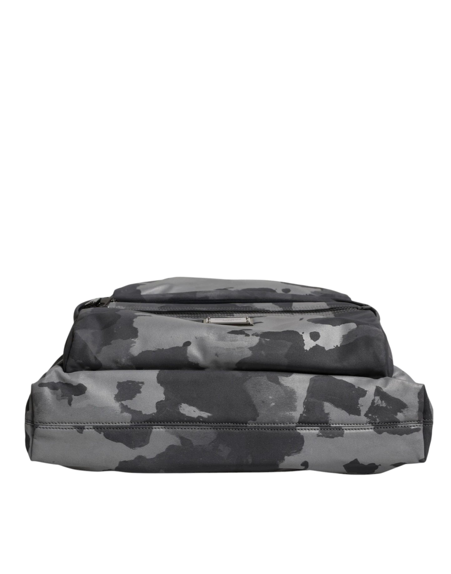 Dolce & Gabbana Gray Camo Cotton Multiple Compartments Tote Bag by Dolce & Gabbana