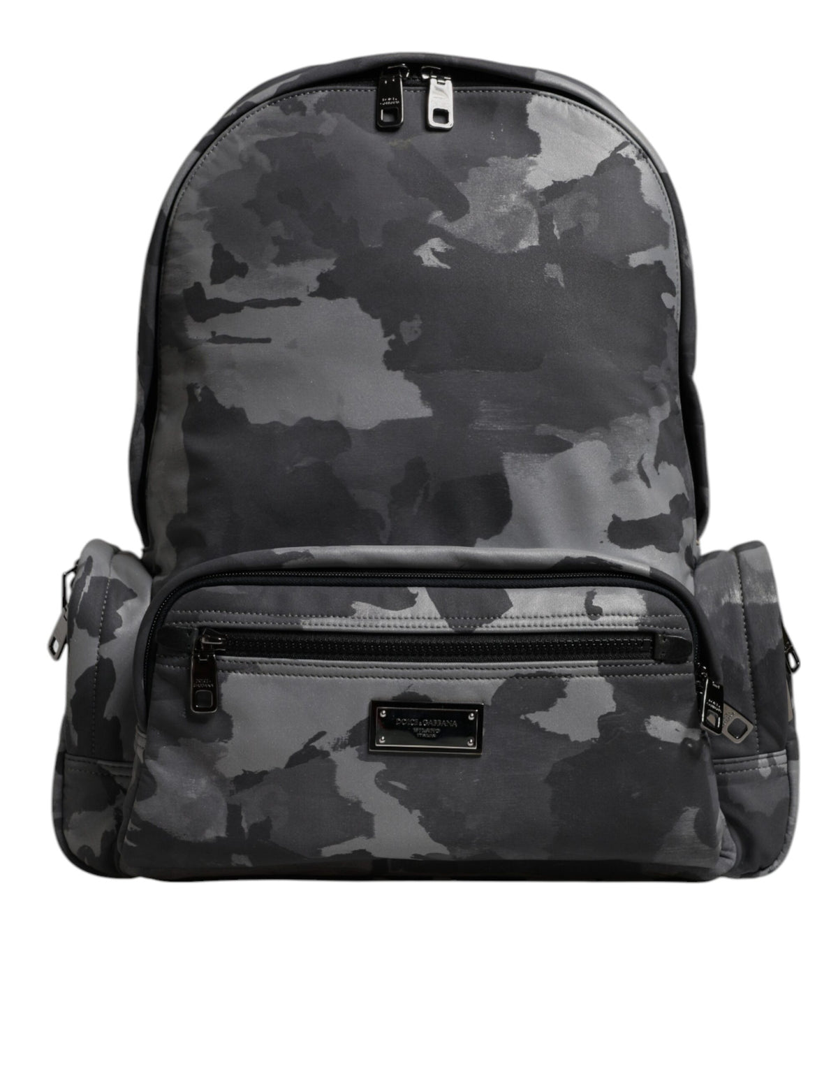 Sac à dos Dolce & Gabbana camouflage à plaque logo en coton – BAG4353