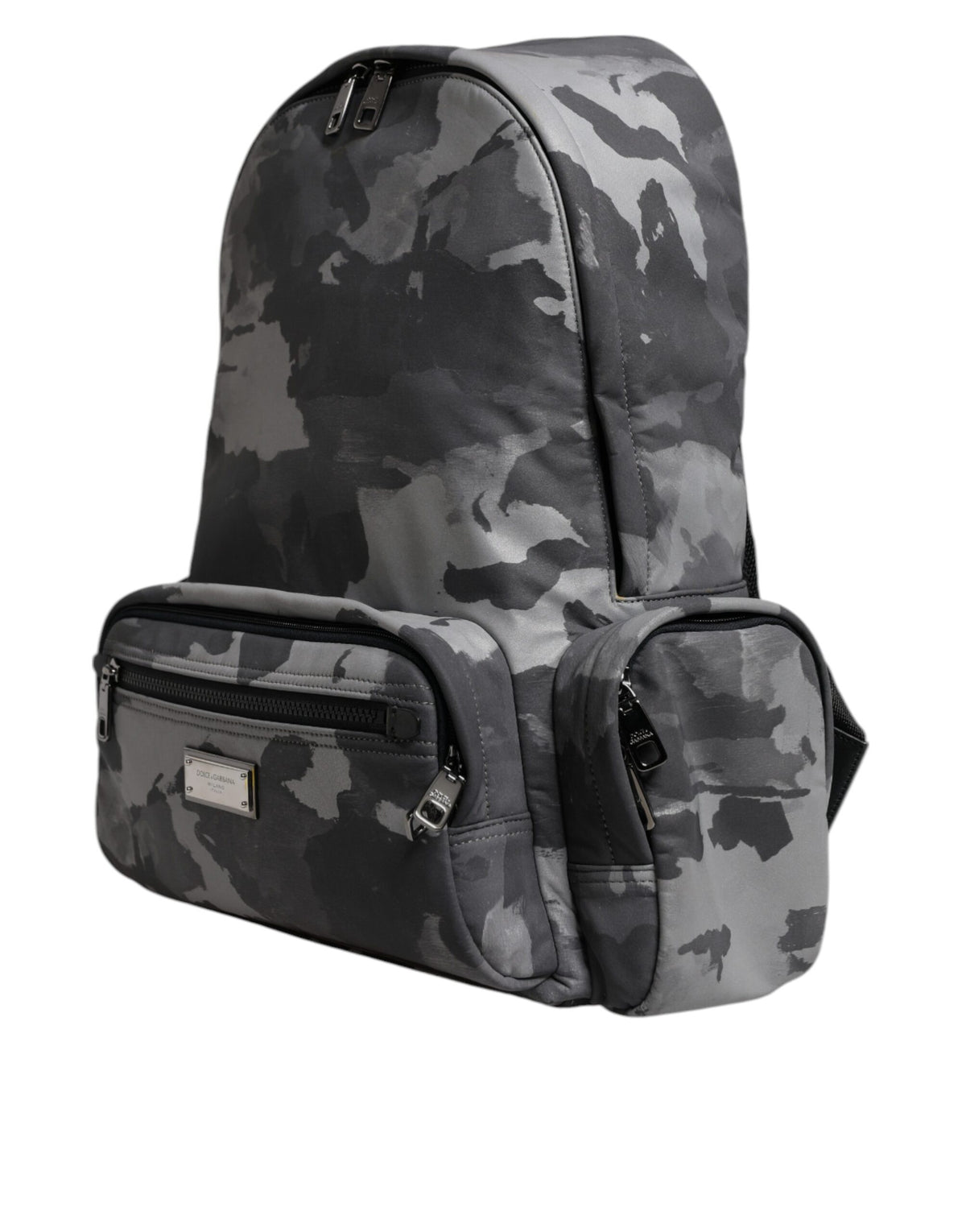 Sac à dos Dolce & Gabbana camouflage à plaque logo en coton – BAG4353