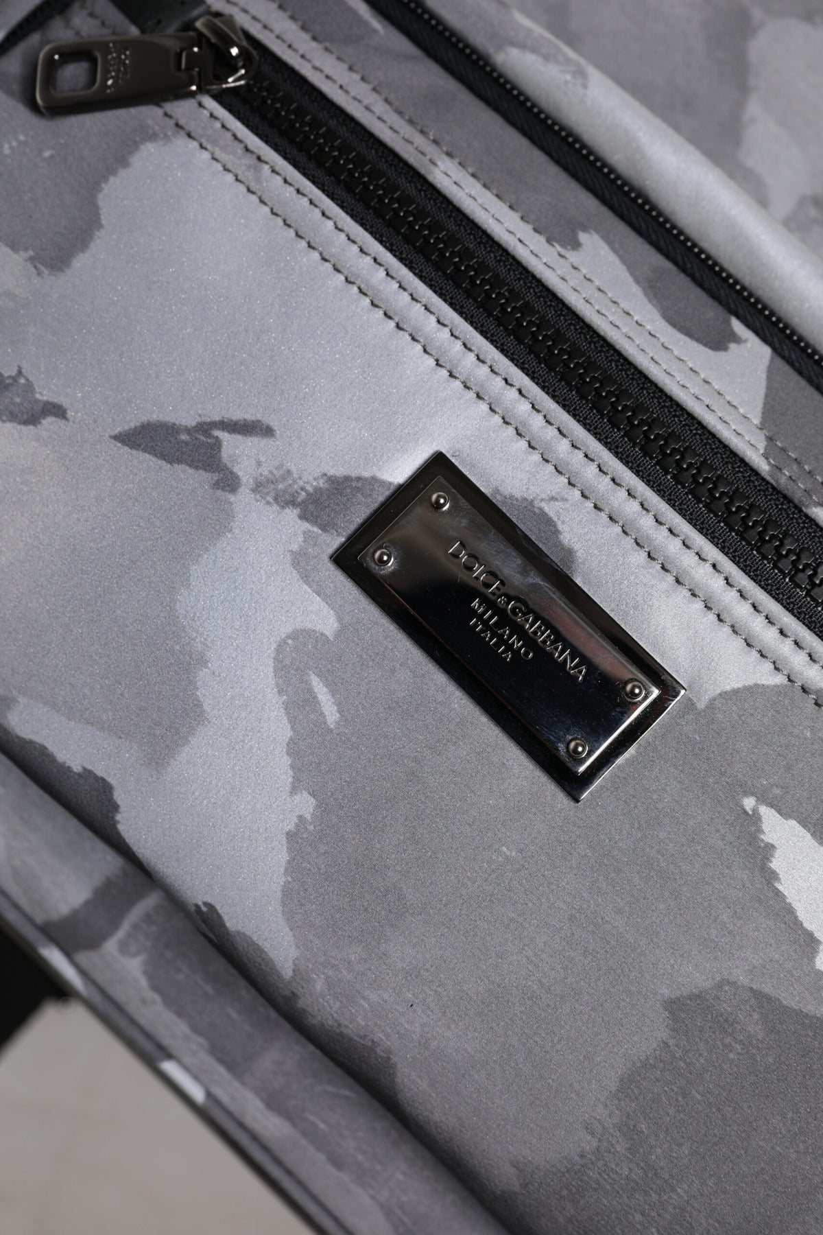 Sac à dos Dolce & Gabbana camouflage à plaque logo en coton – BAG4353