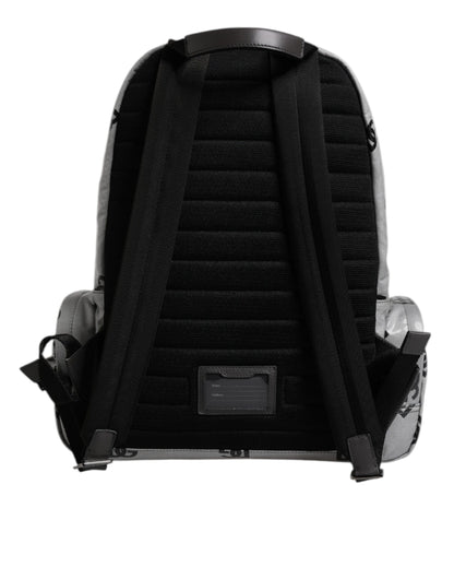 Dolce & Gabbana Sac À Dos Gris Noir Avec Plaque DG Logo Pour Homme Authentique En Stock