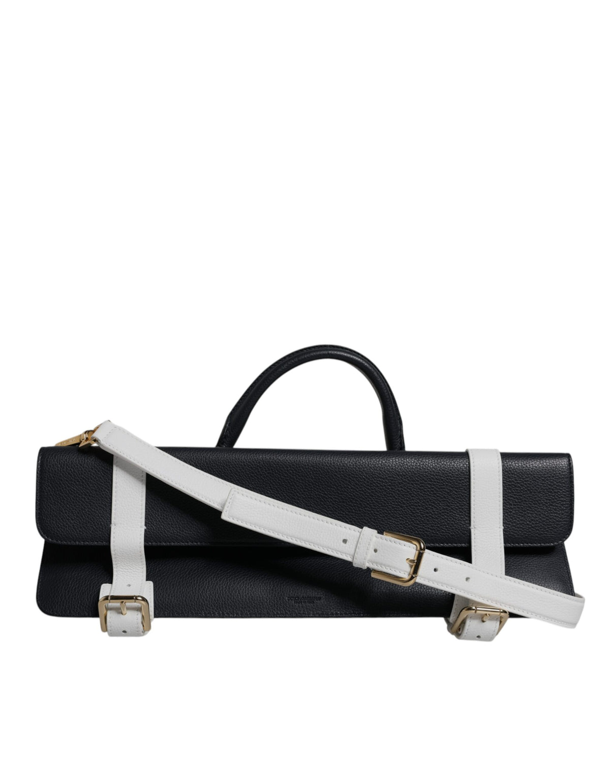 Sac porté épaule Dolce & Gabbana femme en cuir de veau bleu et blanc – BAG4395