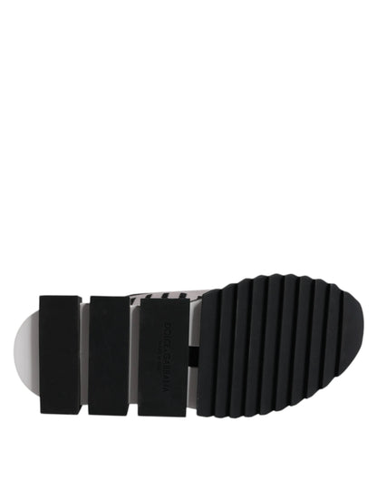 Dolce & Gabbana Black Gray Sorrento Socks Women Sneakers Shoes by Dolce & Gabbana