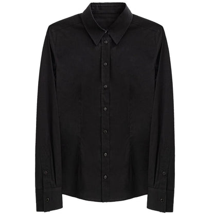 Dolce & Gabbana Black Cotton Dress Shirt by Dolce & Gabbana