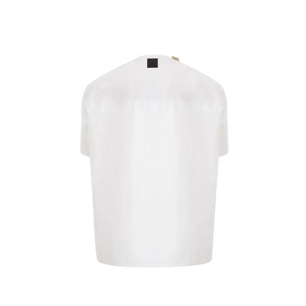 Emporio Armani White Cotton T-Shirt by Emporio Armani