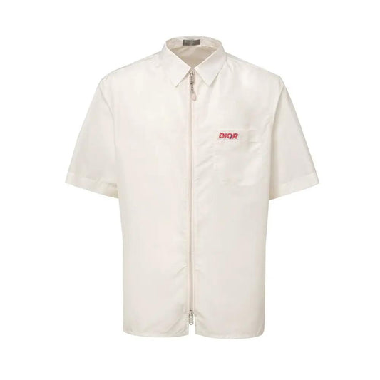 Dior White Polyester Shortsleeve Shirt by Dior