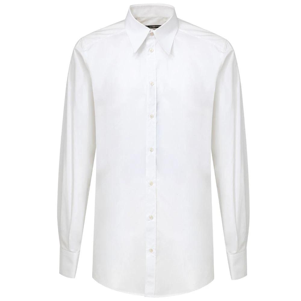 Dolce & Gabbana White Cotton Dress Shirt by Dolce & Gabbana
