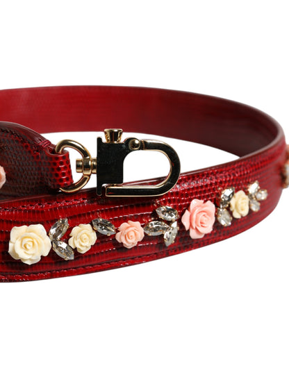 Bandoulière Dolce & Gabbana femme en cuir de veau rouge – WMB498