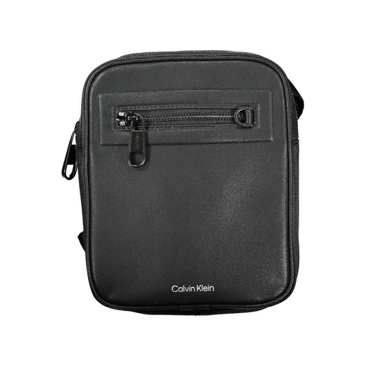Calvin Klein Black Polyester Men's Shoulder Bag by Calvin Klein
