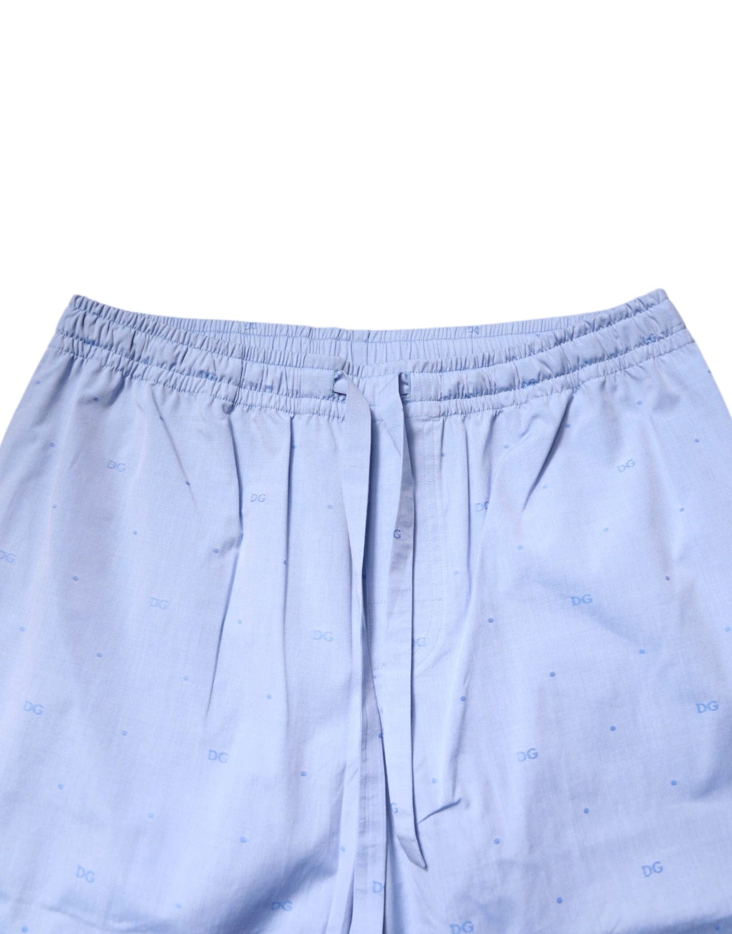 Dolce & Gabbana Light Blue DG Logo Cotton Men Pajama Set Sleepwear by Dolce & Gabbana