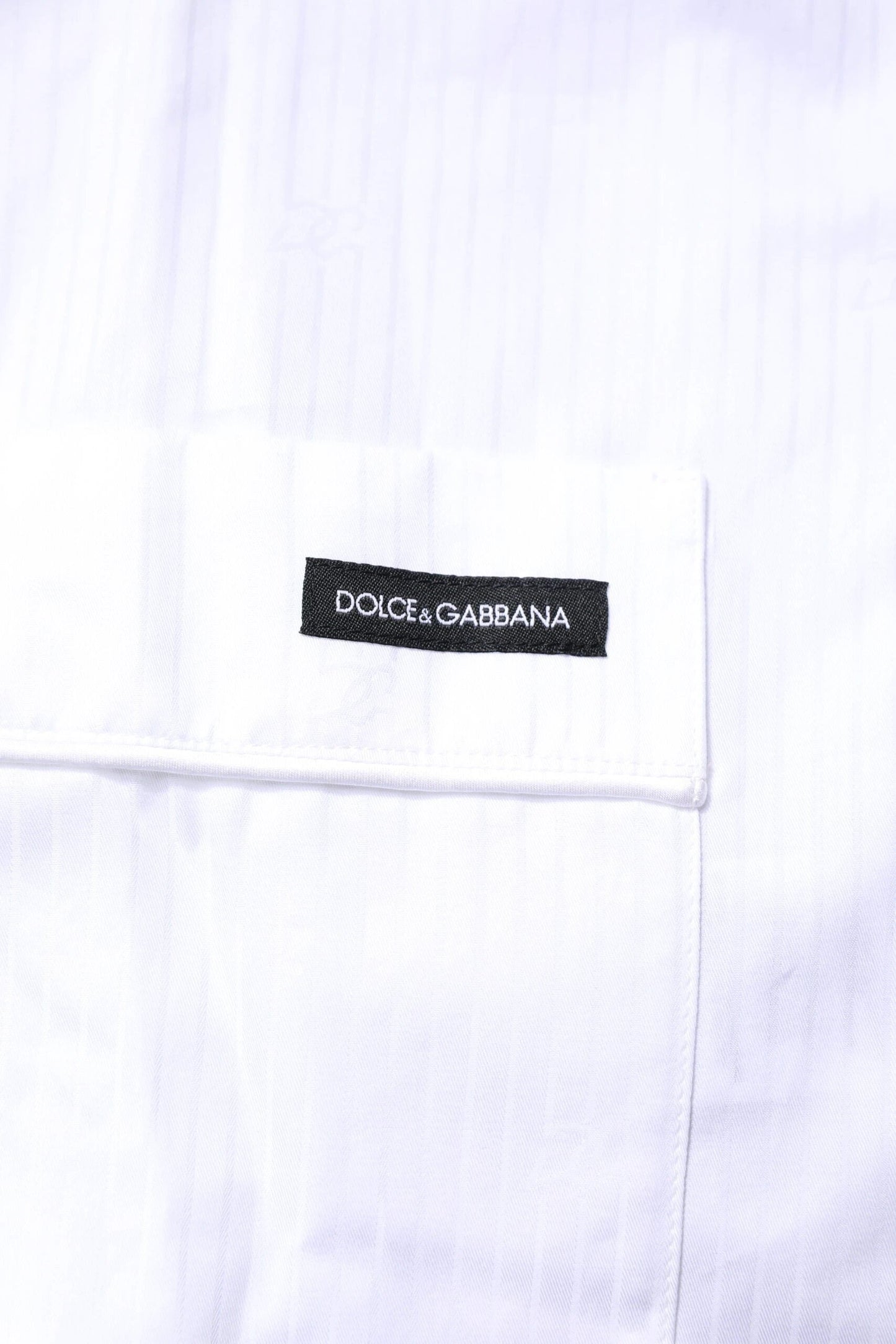Dolce & Gabbana White Cotton Shirt Pants Pajama Set Sleepwear by Dolce & Gabbana