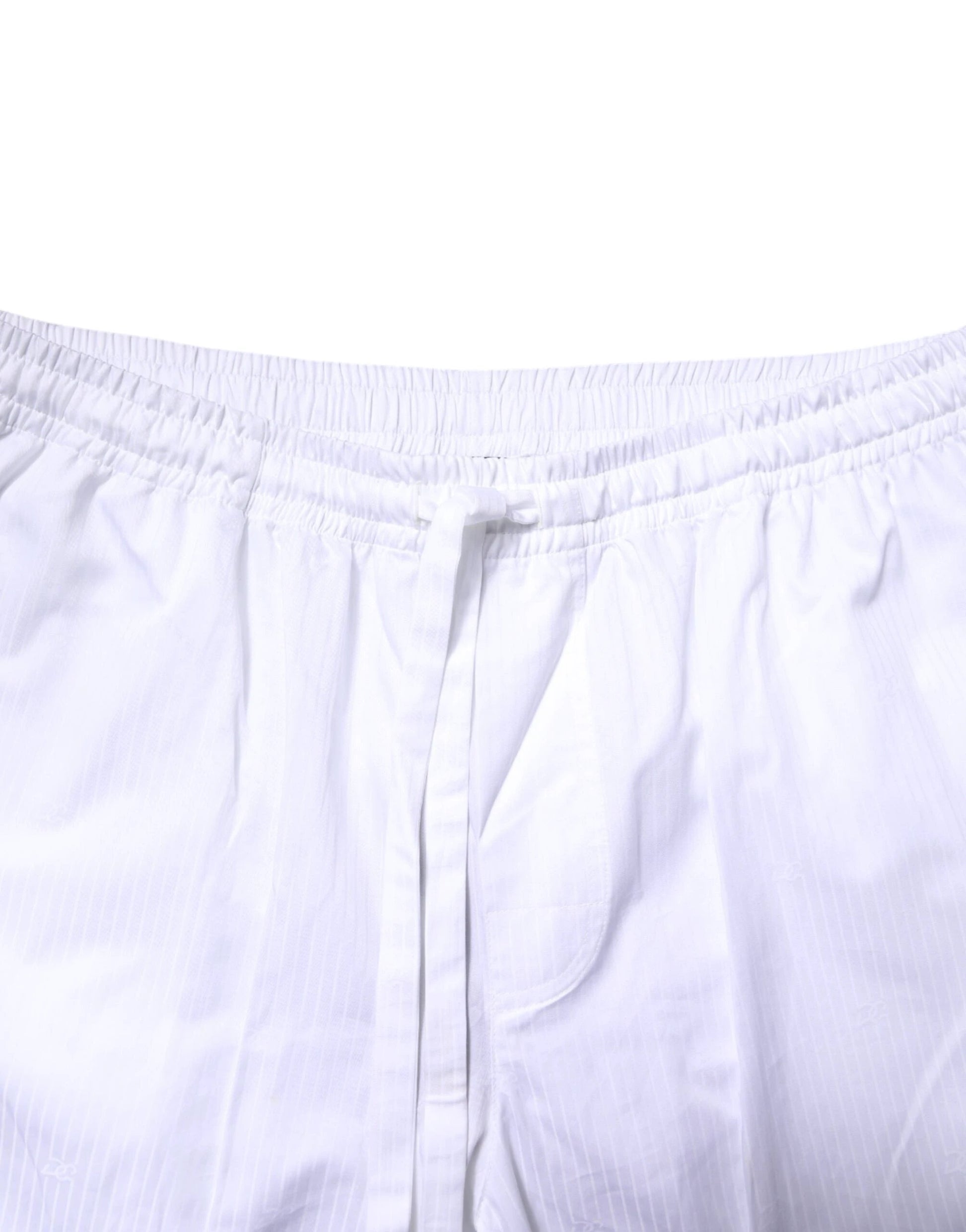 Dolce & Gabbana White Cotton Shirt Pants Pajama Set Sleepwear by Dolce & Gabbana