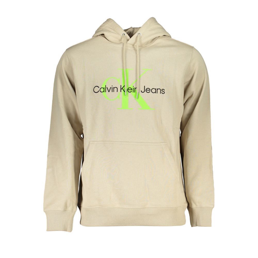 Sweat-shirt Calvin Klein homme en coton beige – CA-24858