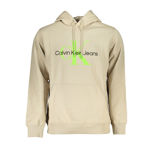 Sweat-shirt Calvin Klein homme en coton beige – CA-24858