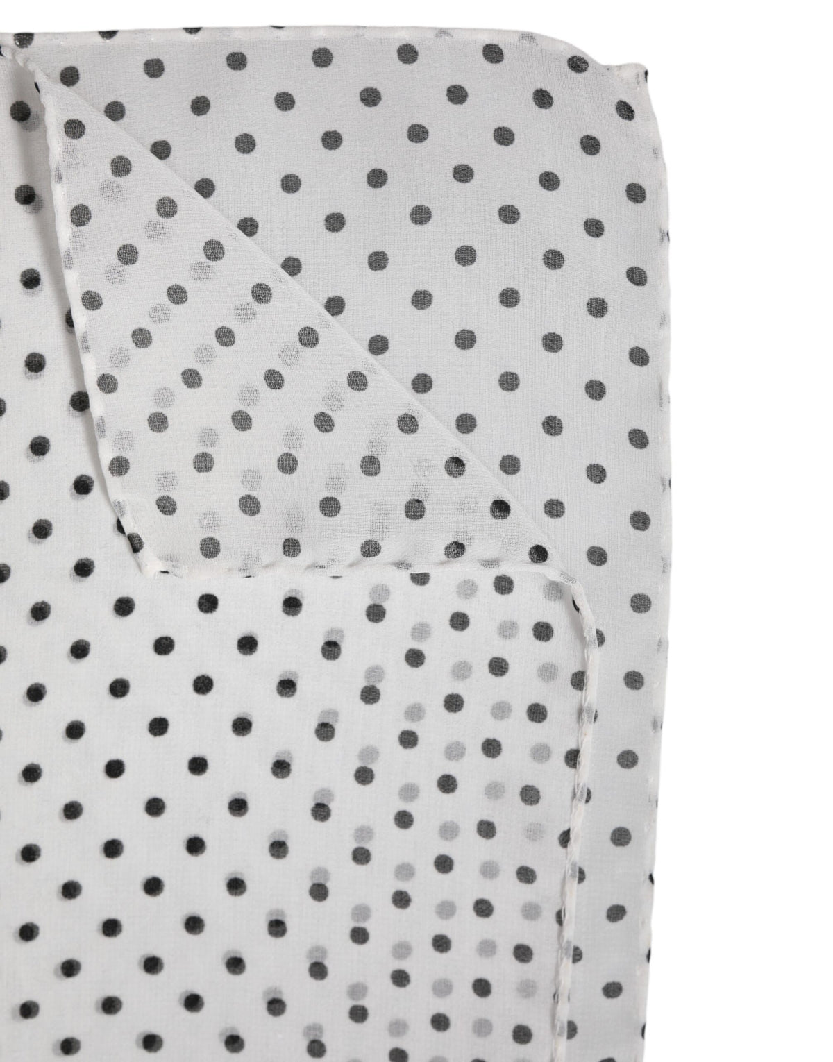 Châle Dolce & Gabbana femme en polyester blanc à pois noirs – MS7479