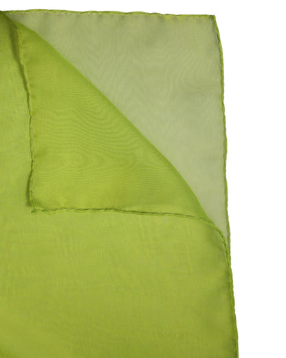 Cachecol Dolce & Gabbana Verde em Seda, Retangular, Envolvente, para Aquecer o Pescoço