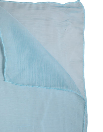Châle Dolce & Gabbana femme en soie bleu clair – MS7483