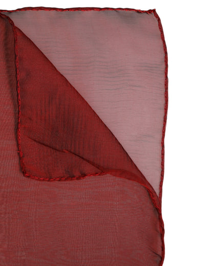 Châle Dolce & Gabbana femme en soie rouge – MS7488
