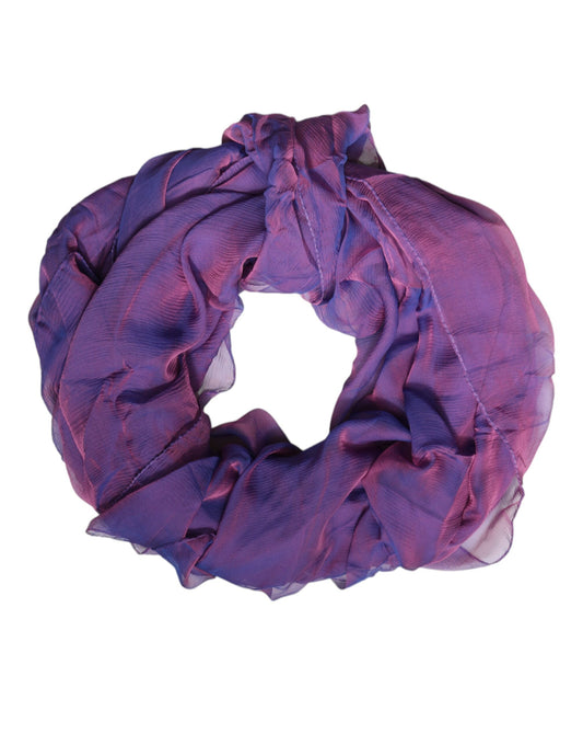 Châle Dolce & Gabbana femme en soie violet – MS7497