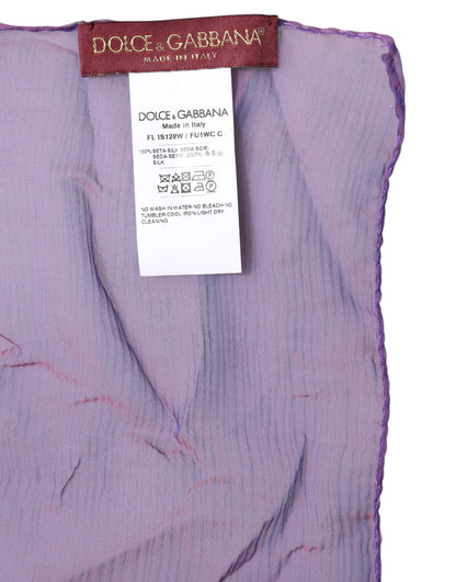 Châle Dolce & Gabbana femme en soie violet – MS7497