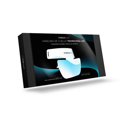 ETERNAS® Máscara LED Infrarroja Profesional Cuello y Escote - 850nm Silicona de Grado Médico