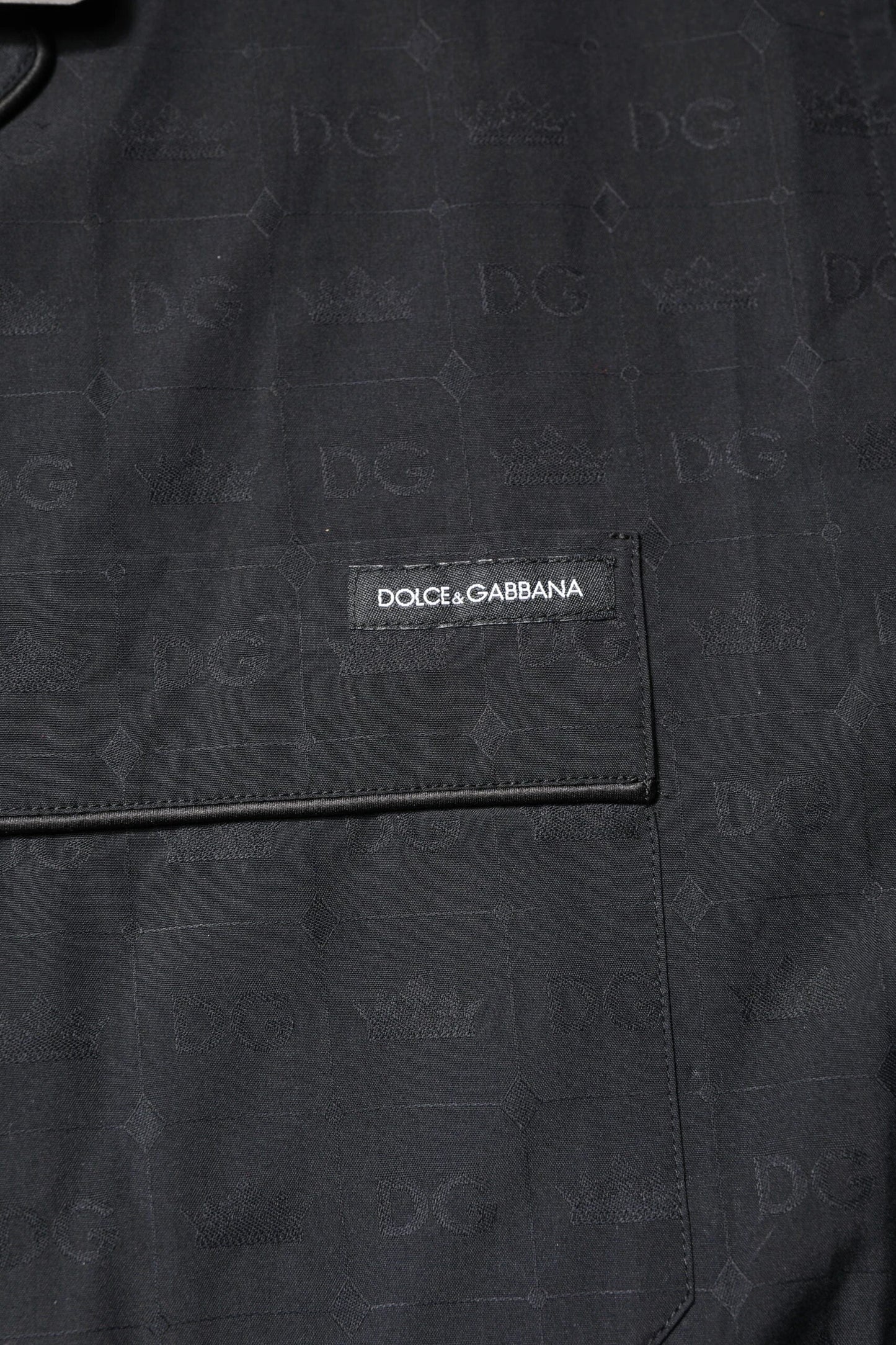 Dolce & Gabbana Black Cotton Men Pajama Set Sleepwear by Dolce & Gabbana