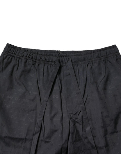 Dolce & Gabbana Black Cotton Men Pajama Set Sleepwear by Dolce & Gabbana