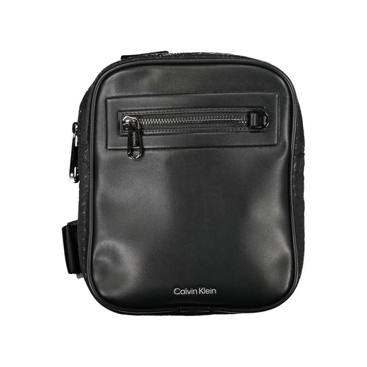 Calvin Klein Black Polyester Men Shoulder Bag by Calvin Klein