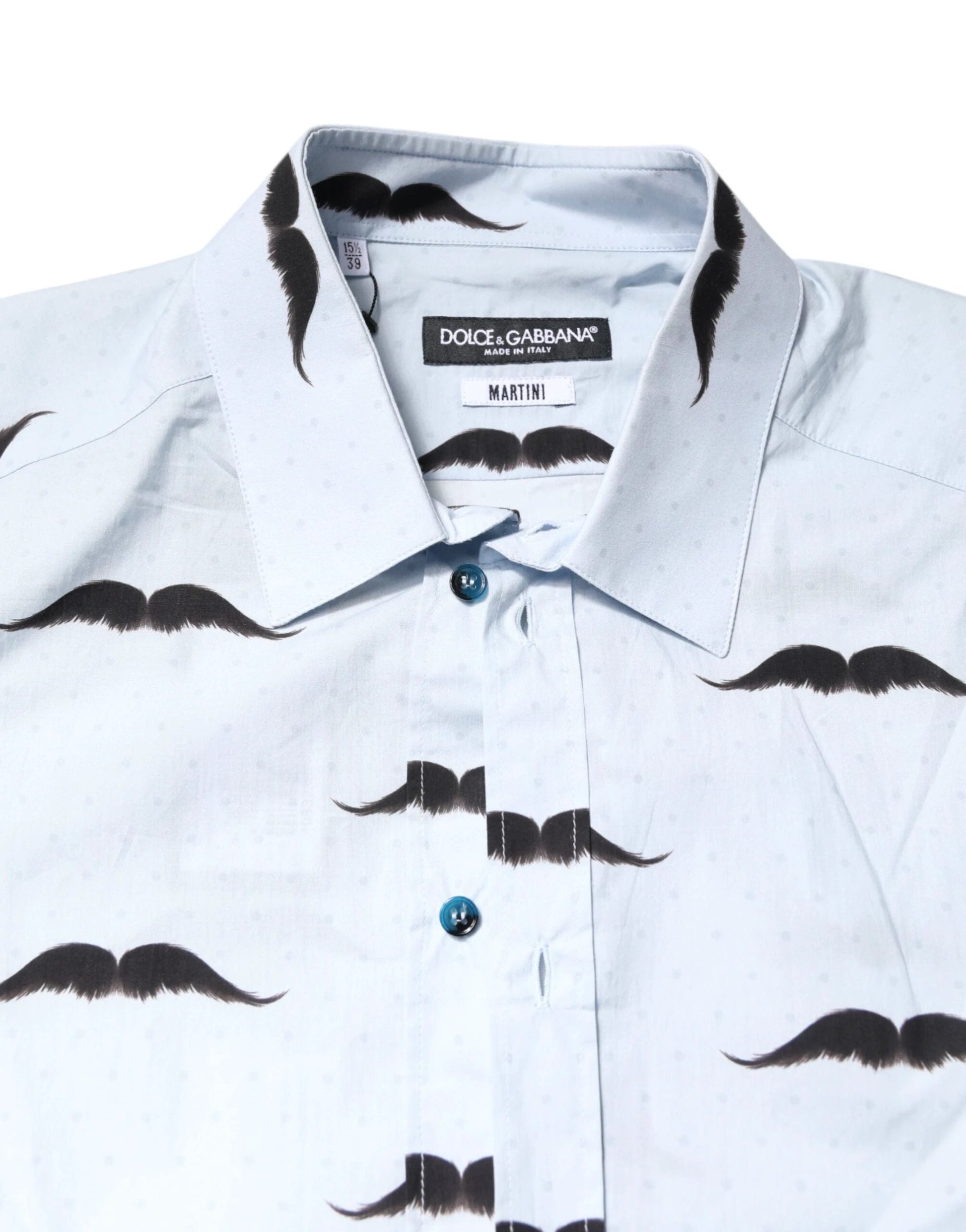 Dolce & Gabbana Light Blue Cotton MARTINI Formal Dress Shirt by Dolce & Gabbana