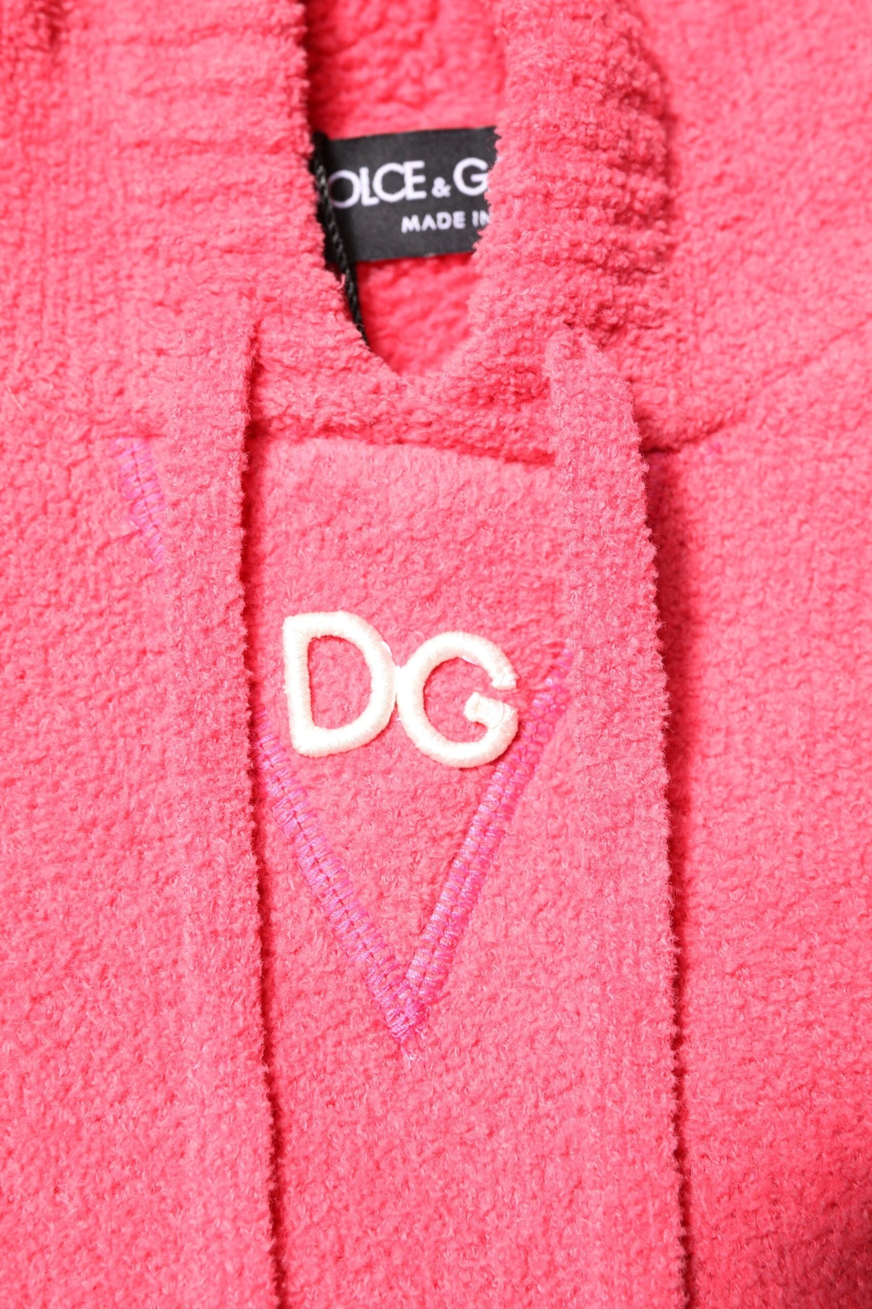 Dolce & Gabbana Red Cotton Knit Hooded Men Pullover Sweater by Dolce & Gabbana