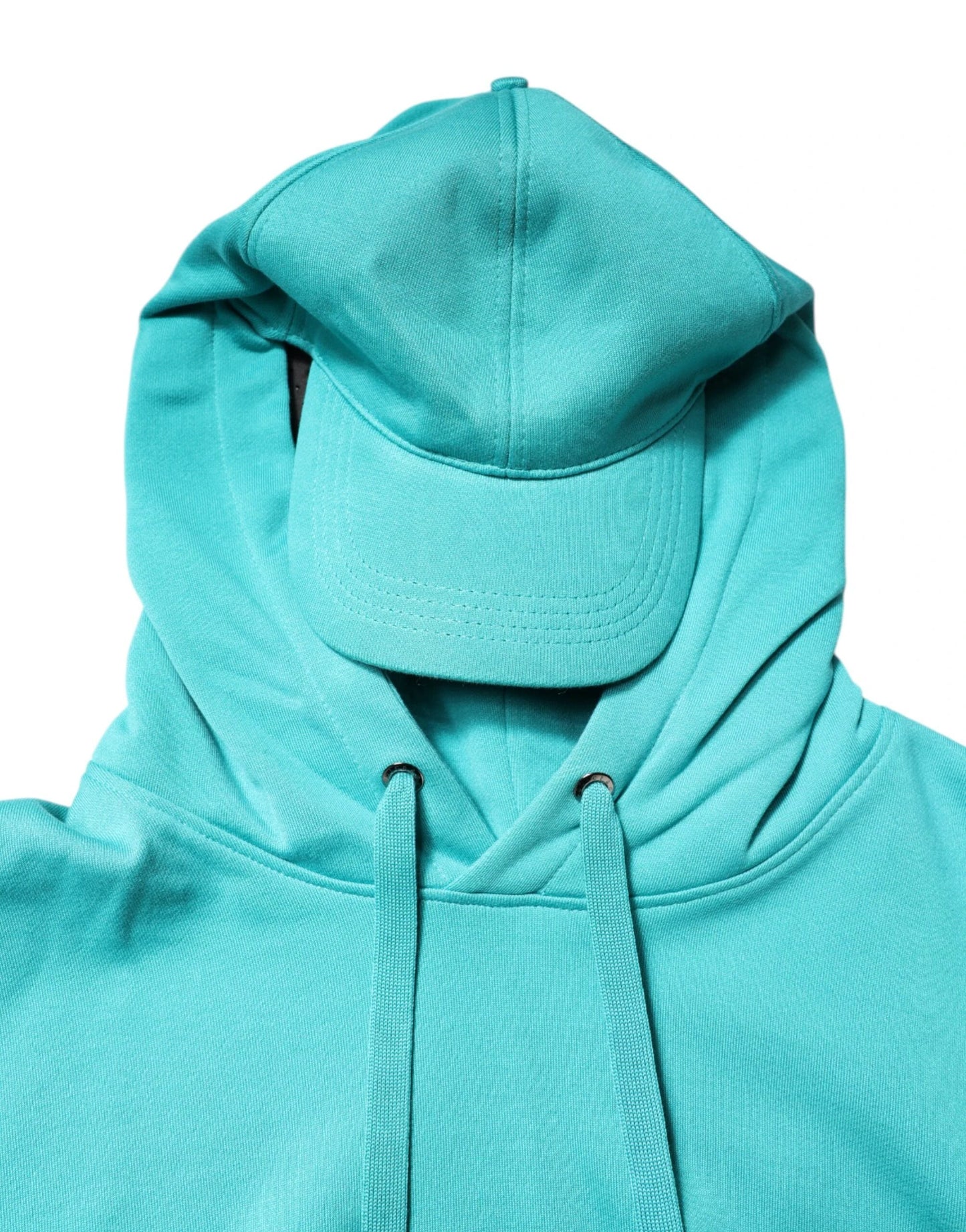 Dolce & Gabbana Green Cotton Hooded Men Sportswear Vest Sweater by Dolce & Gabbana