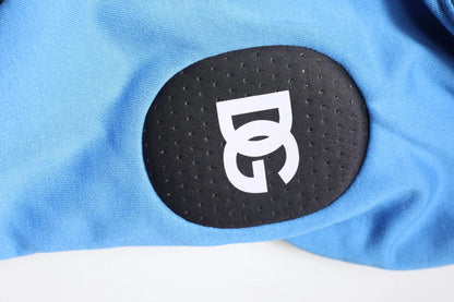 Dolce & Gabbana Blue Cotton Hooded Men Sportswear Vest Sweater by Dolce & Gabbana